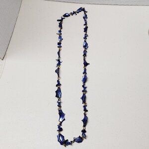 Necklace (Blue Beads)